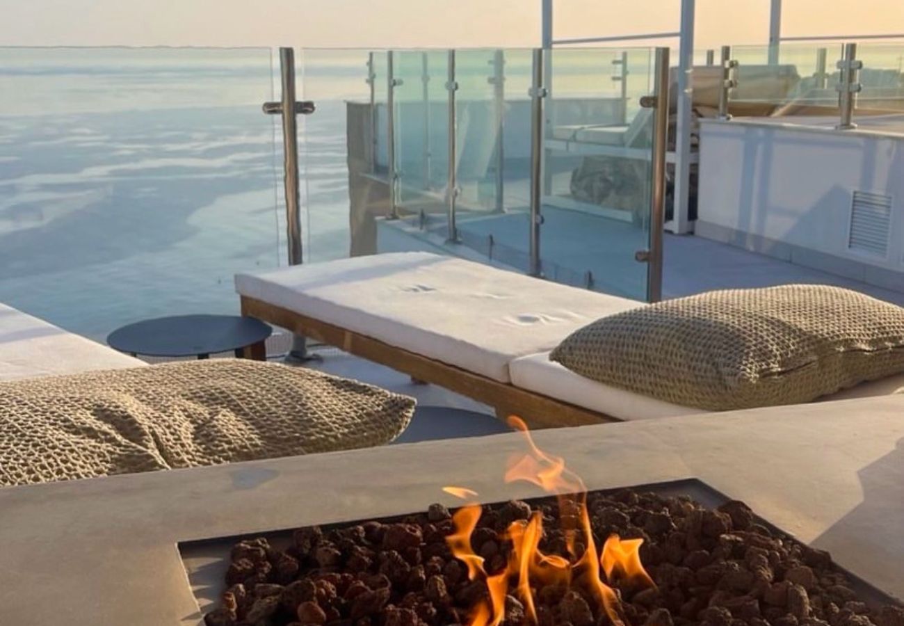 Apartment in Torrox - New! -  Stunnig Ocean View Penthouse - Rooftop jacuzzi, Pool & Gym, Nordic Ibiza Style (up to 5 people) - Bayview Hills in Tamango Hills Nerja